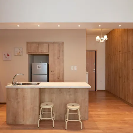 Apartmán Contemporary Made Of Wood And Stone.